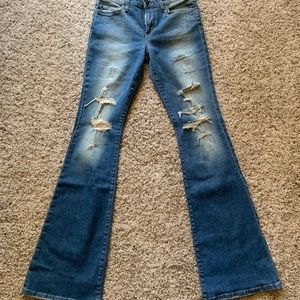 Joe’s Jeans Distressed Flares Sz 29